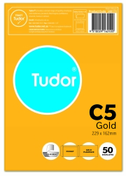ENVELOPE TUDOR FSC C5 KRAFT PEEL/SEAL PK50