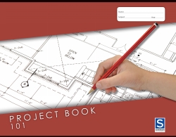 PROJECT BOOK SOVEREIGN 250X320MM 101 8MM PROJECT 24PG