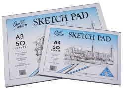 SKETCH PAD QUILL A2 110GSM CARTRIDGE ACID FREE 50LF