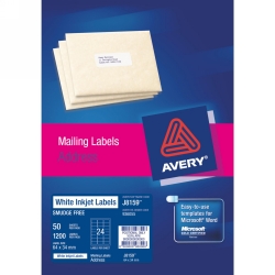 LABEL AVERY INKJET J8159-50 24UP