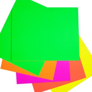 CARDBOARD QUILL 510X635MM 230GSM FLUORO ASST PK100