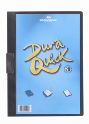 SP- FILE DURABLE A4 DURAQUICK CLIP 20 SHT BLACK