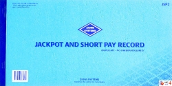 SP- BOOK ZIONS JACKPOT SHORTPAY DUPLICATE JSP2