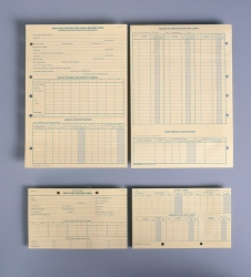 SP- EMPLOYEE RECORD CARD ZIONS PK25