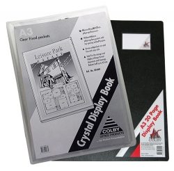 SP- DISPLAY BOOK COLBY A3 254A3 CRYSTAL FIXED 12P