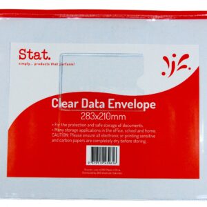 DATA FILE ENV STAT 283X210MM TRANSPARENT