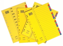 DIVIDERS BANTEX A4 BRIGHT A-Z
