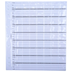 COIN ALBUM REFILL 280X245MM 63 POCKETS SUITS CM11/CM280E/CMDL PK10
