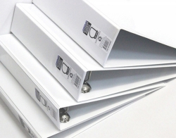 BINDER INSERT C/LAND ECOWISE A4 2 D-RING 40MM WHITE
