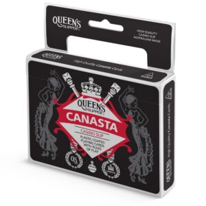 CARDS PLAYING QUEENS SLIPPER CANASTA DOUBLE PACK