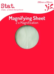 MAGNIFYING SHEET STAT 280MMX 210MM
