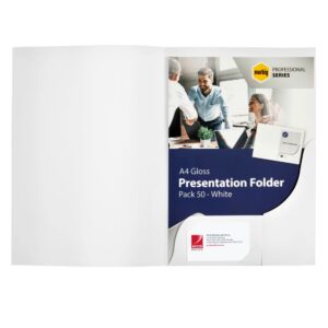 PRESENTATION FOLDER MARBIG A4 GLOSS BX50