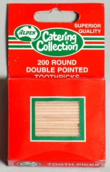 TOOTHPICKS ALPEN ROUND 200'S