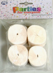 STREAMERS CREPE ALPEN P4 WHITE