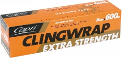 SP- WRAPPING PLASTIC ROLL CAPRI 330MMX600M 10.5 MICRON