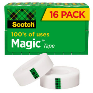 TAPE MAGIC SCOTCH 810 19MMX25M REFILL PK16