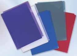 LETTER FILE B/TONE A4 TRANSPARENT ASST PK10