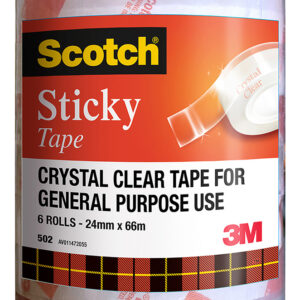 TAPE STICKY SCOTCH 502 24MMX66M *