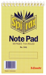 NOTEBOOK SPIRAX 541 147X87MM TOP OPENING 96PG