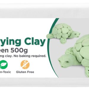 CLAY MODELLING EC AIR-DRY 500G OLIVE GREEN