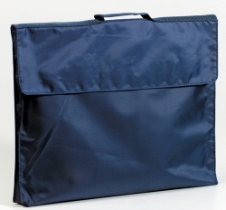 LIBRARY BAG BASIC 295X350MM NAVY