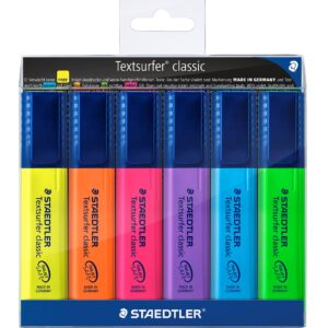 HIGHLIGHTER STAEDTLER TEXTSURFER ASST WLT6