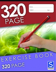 EXERCISE BOOK SOVEREIGN 225X175MM 8MM RULED 320PG