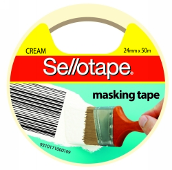 TAPE MASKING SELLO 24MMX50M CREAM