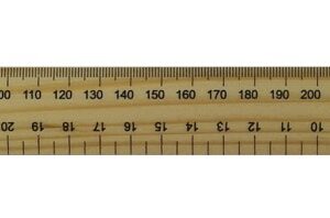 30CM /MM WOODEN RULER*