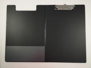 CLIPFOLDER A4 WITH POCKET BLACK
