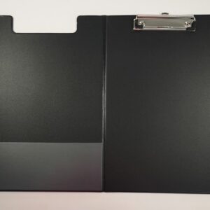 CLIPFOLDER A4 WITH POCKET BLACK
