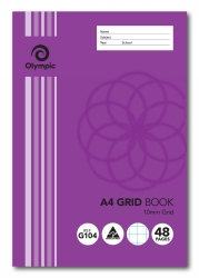 GRID BOOK OLYMPIC A4 10MM G104 48PG
