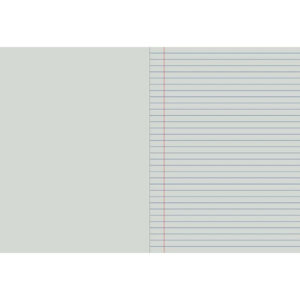 SP- PLAYBOOK WRITER PREMIUM 330X240MM PLAIN 1 SIDE /10MM RULED 64PG PLAYGRO
