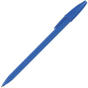 blue bic pen