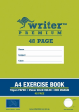 EXERCISE BOOK WRITER PREMIUM A4 25MM RULED+MARGIN UMBRELLA 48PG*