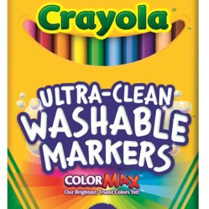 MARKER CRAYOLA WASHABLE FINELINE CLASSIC COLOURS PK10