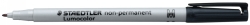 MARKER OHP STAEDTLER 315 WATER SOL MED BLACK