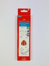 PENCIL LEAD FABER-CASTELL JUNIOR GRIP TRIANGULAR HB BX12