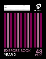 EXERCISE BOOK OLYMPIC YEAR 2 48PG*