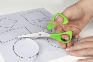 Celco School Scissors 135mm Left Hand Green