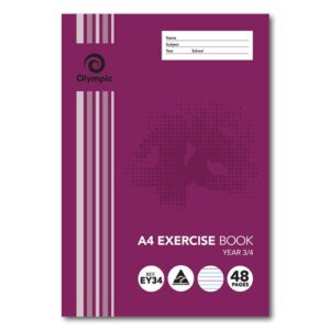 EXERCISE BOOK OLYMPIC A4 YEAR 3/4 48PG*