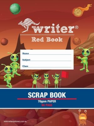 SCRAPBOOK WRITER 330X240MM 70GSM HARD COVER ACID FREE DRAWING 96PG*