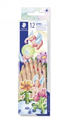 PENCIL COLOURED STAEDTLER JUMBO NATURAL BX12