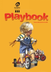 PLAY/ACTIVITY BOOK OLYMPIC 335X240MM 10MM RULED/PLAIN 64PG