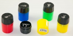 PENCIL SHARPENER OSMER 2 HOLE PP DRUM ASST
