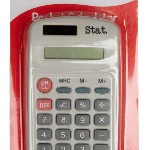 CALCULATOR STAT SCA9008 8 DIGIT SCHOOL POCKET