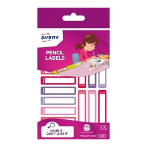 LABELS PENCIL AVERY 40MM girls