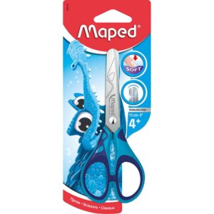 SCISSORS MAPED 13CM PULSE SOFT HANDLE ASST