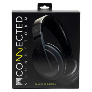 HEADPHONES MCONNECTED SOUNDSTORM BLACKOUT BLACK