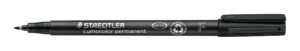 MARKER PEN STAEDTLER LUMOCOLOR PERMANENT 318 0.6MM F BLACK